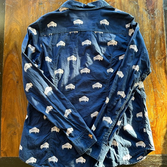 Barnfly Buffalo Button Down Shirt - Picture 6 of 7